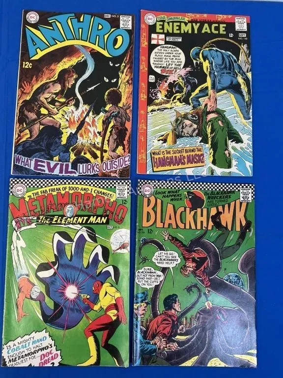 4 DC Comics - Assorted 12 cent Issues