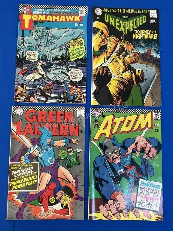 4 DC Comics - Assorted 12 cent Issues