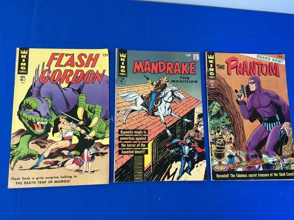 3 King Comics - Assorted 12 cent Issues