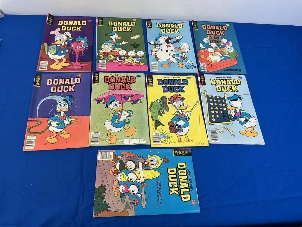 9 Gold Key Comics - Donald Duck - 1979 issues
