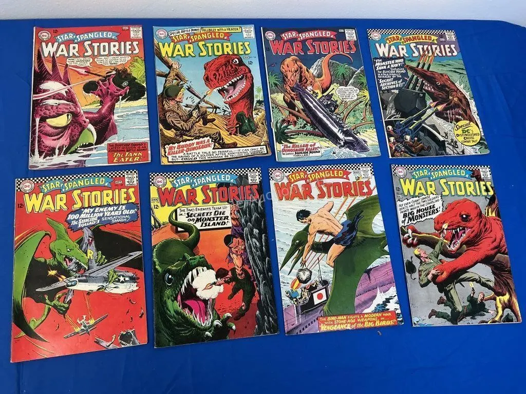 8 DC Comics Star Spangled War Stories