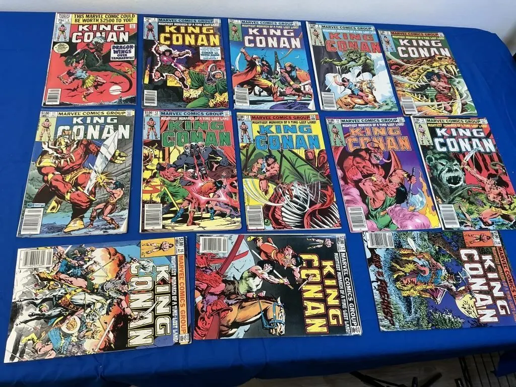 13 Marvel Comics - King Conan - 1980-83 issues