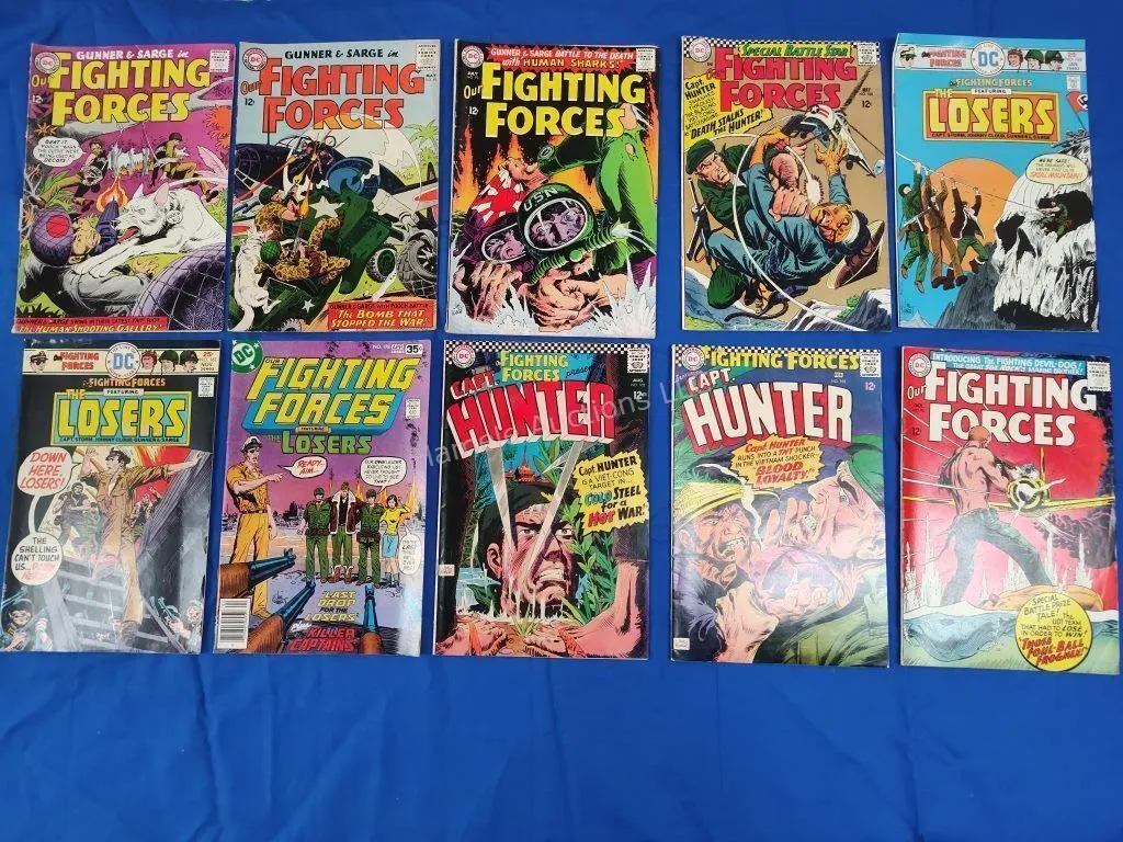 10 DC Fighting Forces Comics