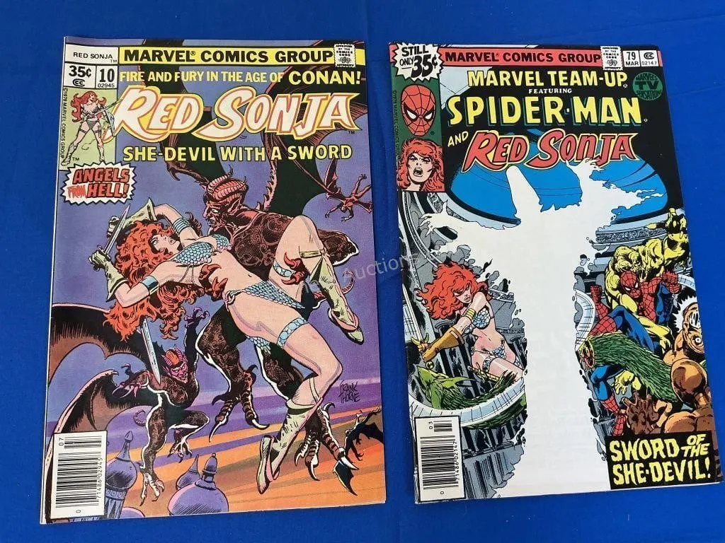 2 Marvel Comics - Red Sonja #10; Spider-Man #79