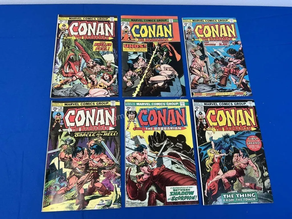Marvel Comics - Conan # 50-51, 53-56