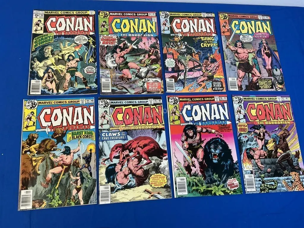 8 Marvel Comics - Conan # 90-97