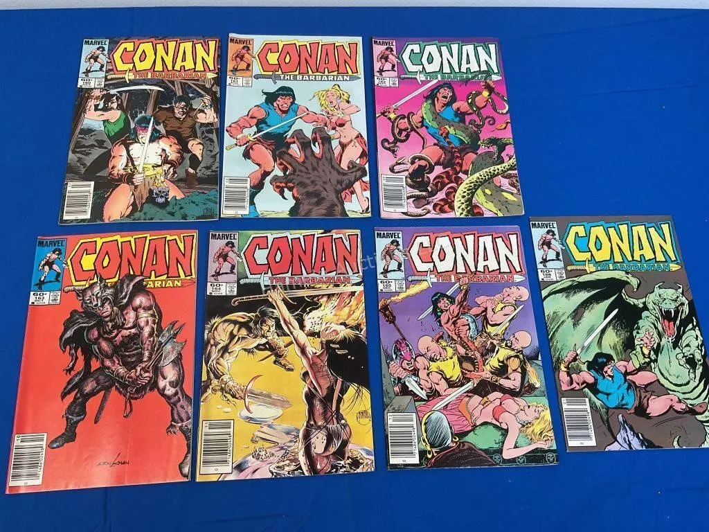 7 Marvel Comics Conan - # 160 - 166