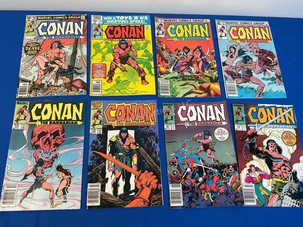 8 Marvel Comics Conan - Assorted