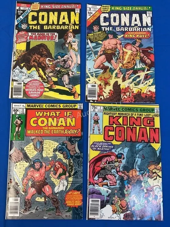 4 Marvel Comics Conan - Assorted