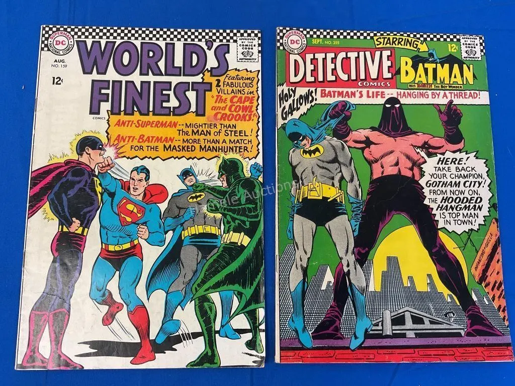 2 DC Comics - World�s Finest #159 Detective #355