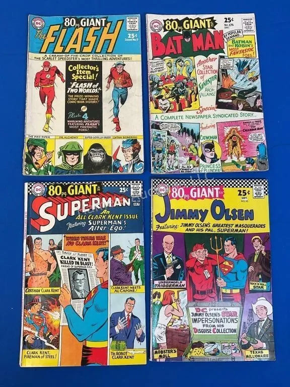 4 DC Comics Giant - Flash # 9 & Assorted