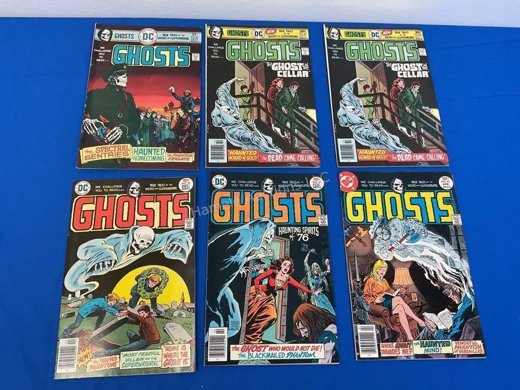 6 DC Comics - Ghosts 42, 49 (2), 50, 51, 53