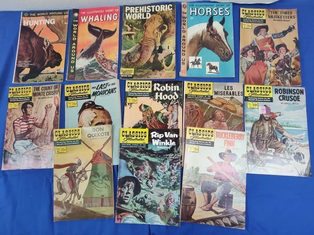 13 Classics Illustrated Comics