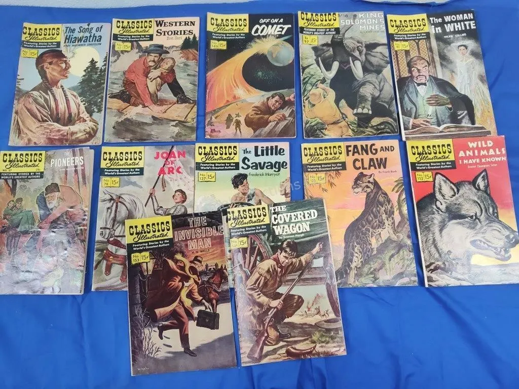 12 Classics Illustrated Comics