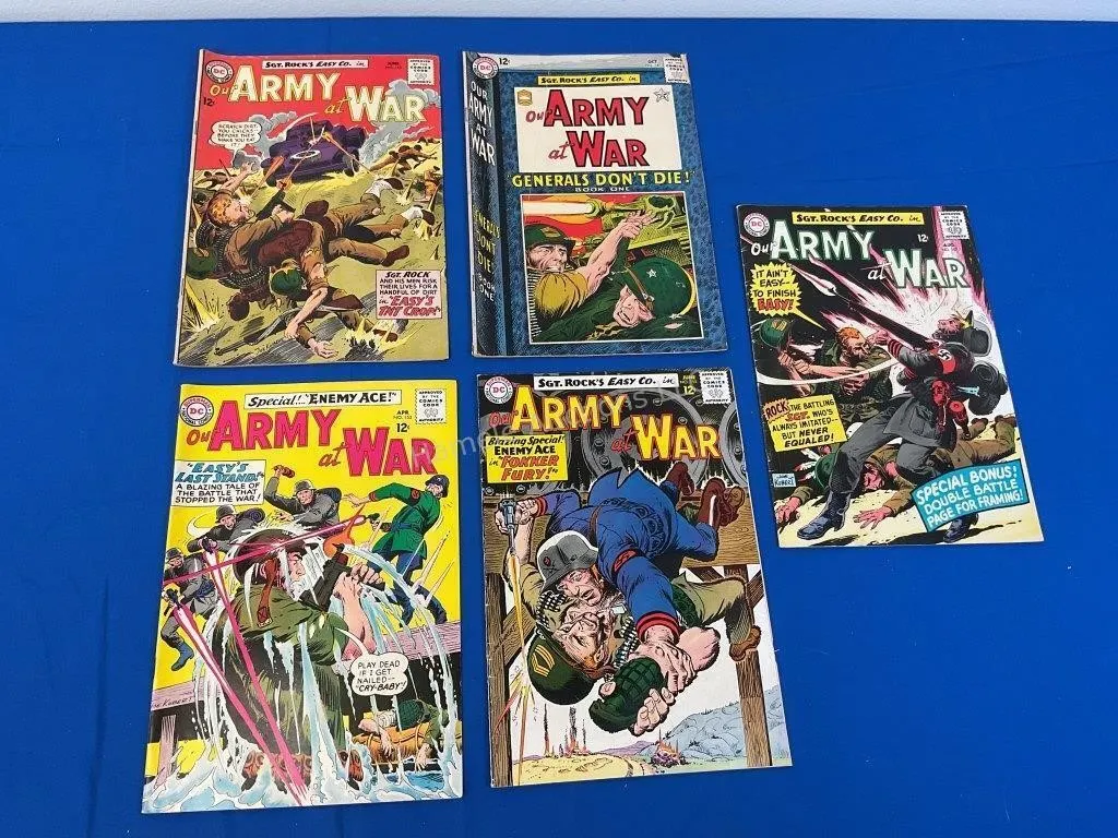 5 DC Comics - Sgt. Rock Our Army at War