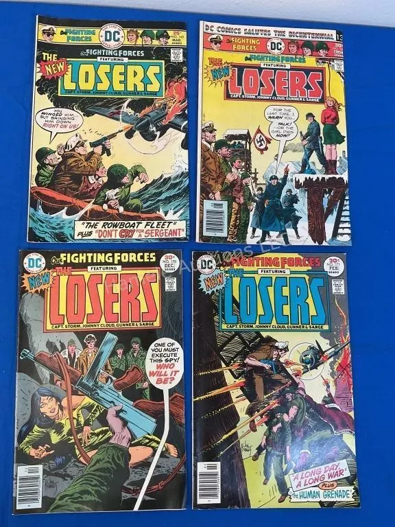 DC Comics - The Losers - # 165, 168, 170, 171