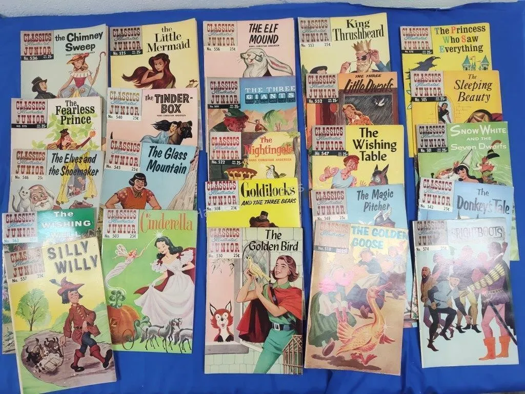 24 Classics Illustrated Junior Comics