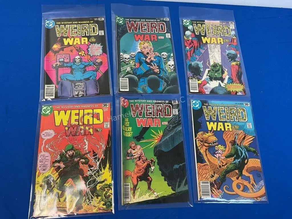 6 DC Comics Weird War Tales - # 61-66
