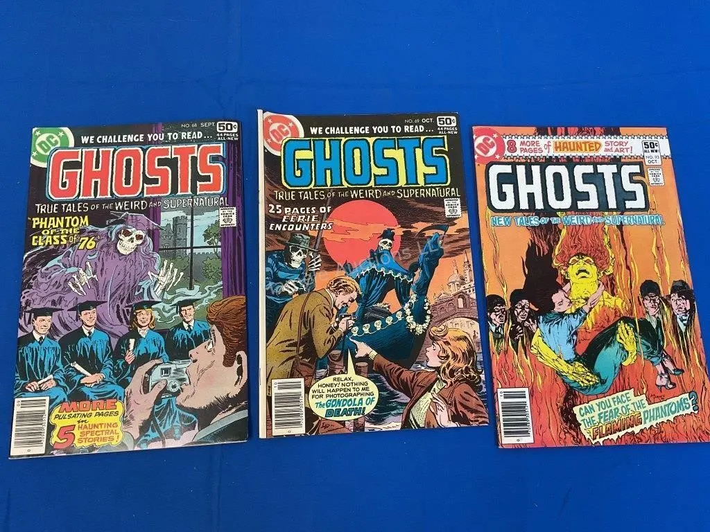 3 DC Comics Ghosts - # 68, 69, 93
