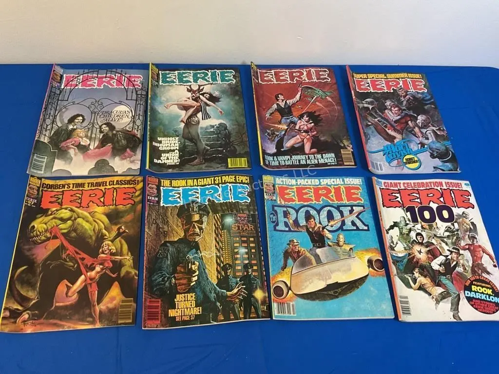 8 Warren Magazine Eerie # 93-100