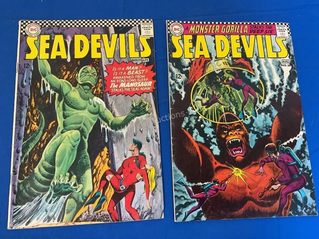 2 DC Comics - Sea Devils - # 28, 30