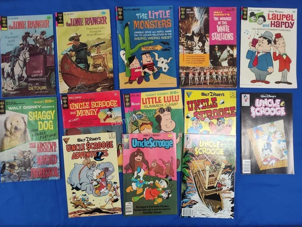 13 Gold Key and other comics - includes Disney