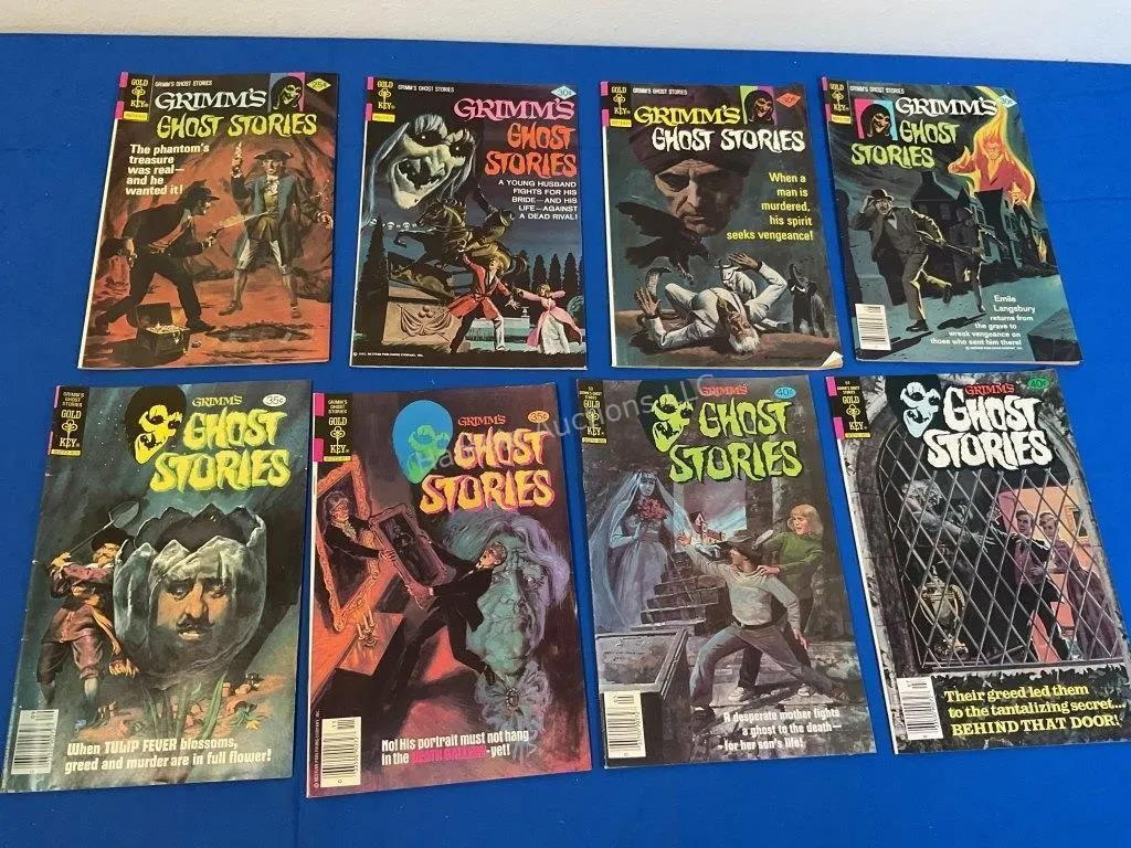 8 Gold Key Grimm�s Ghost Stories. 1970s