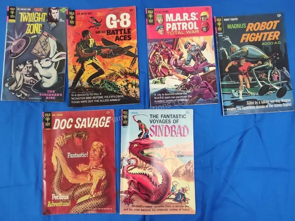 6 Gold Key Comics