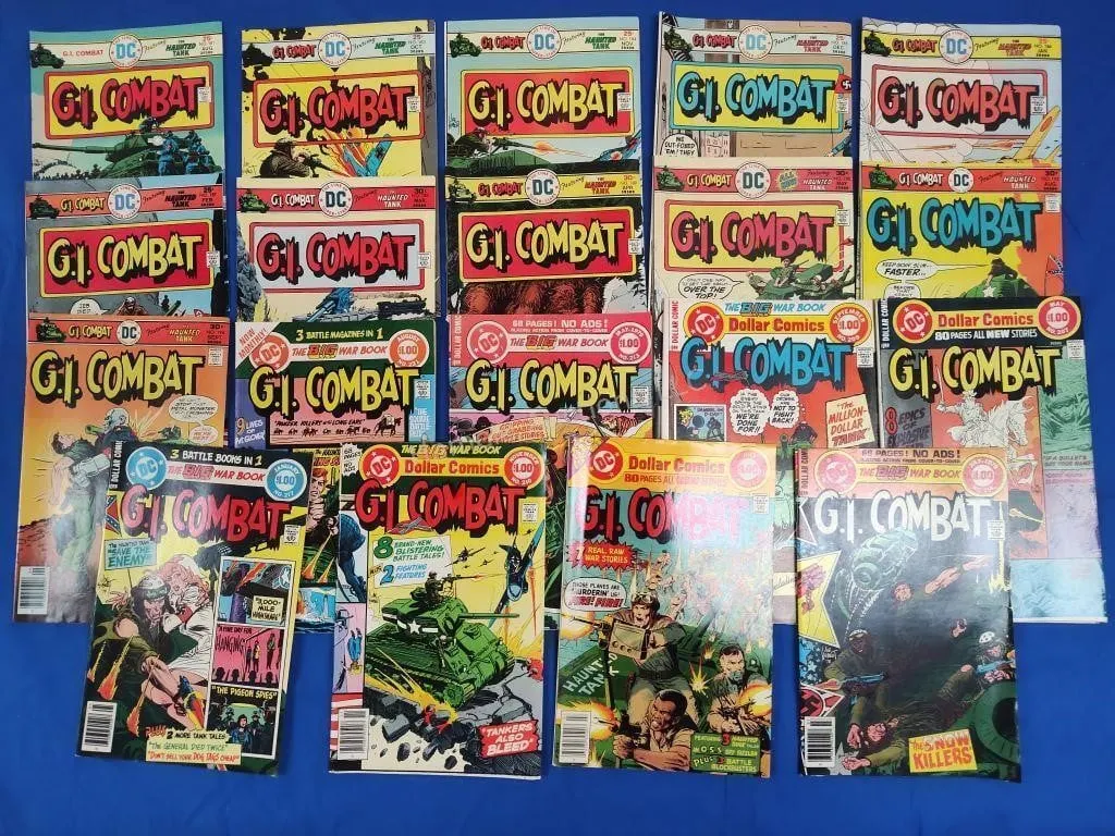 19 DC GI Combat Comics