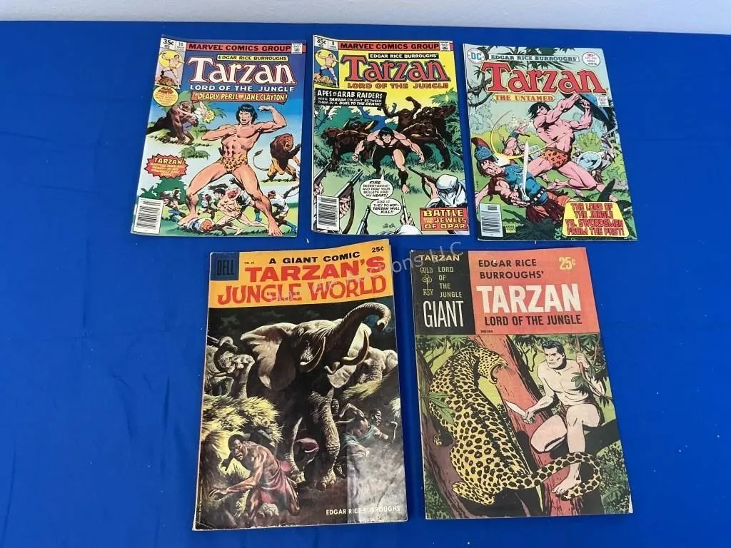 5 Comics - Tarzan Assortment