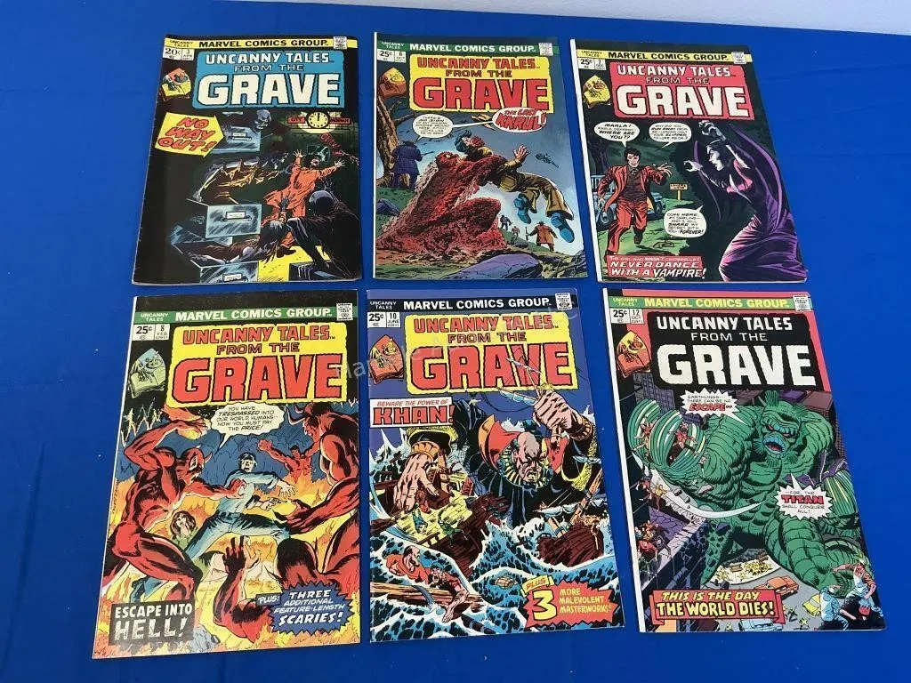 6 Marvel Comics - Uncanny Tales from the Grave