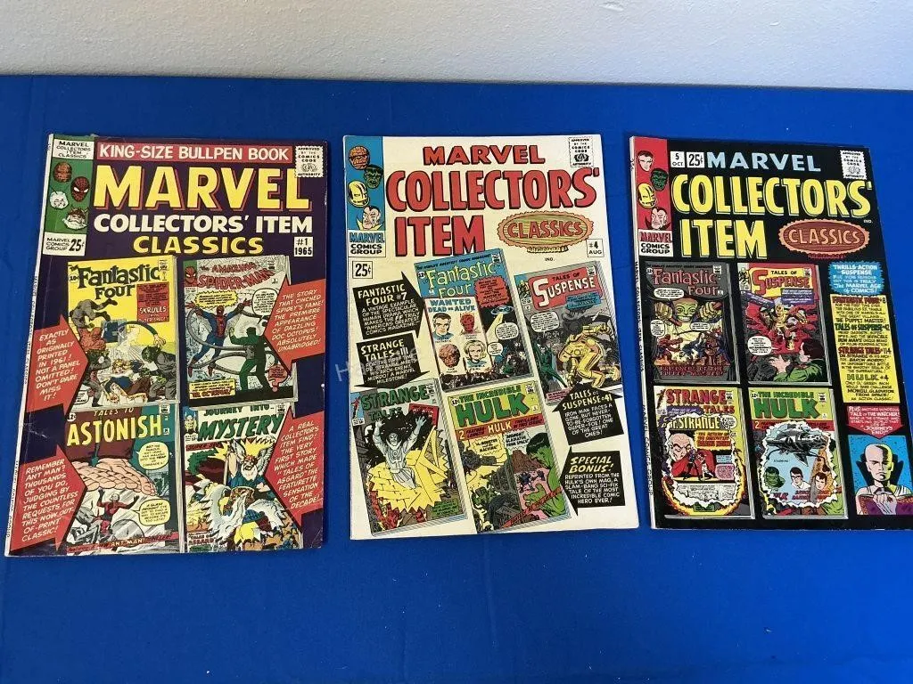 3 Marvel Comics - Collector�s Item Classics #1,