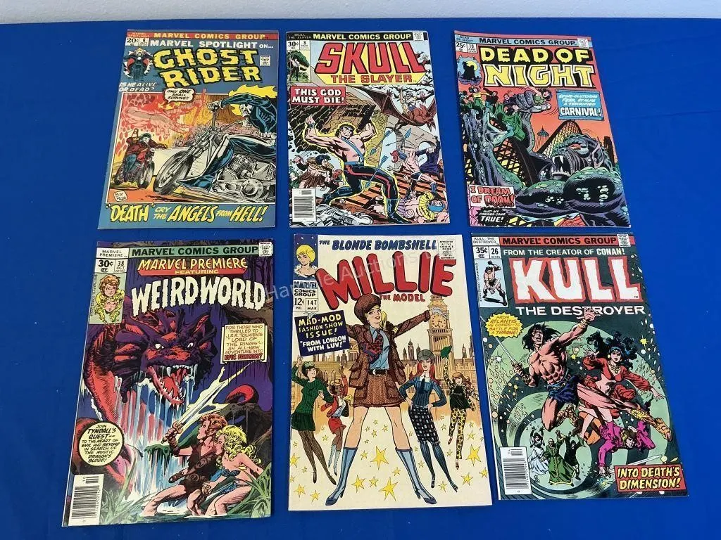 6 Marvel Comics - Assorted Titles