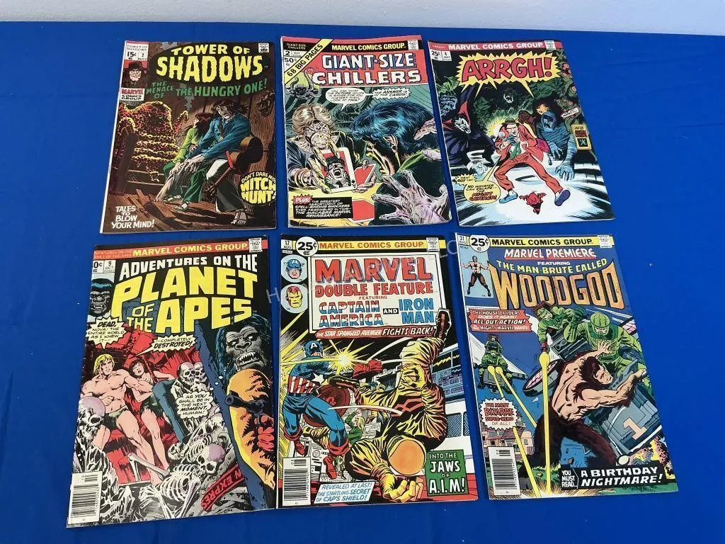 6 Marvel Comics - Assorted Titles #2, 2, 4, 9,