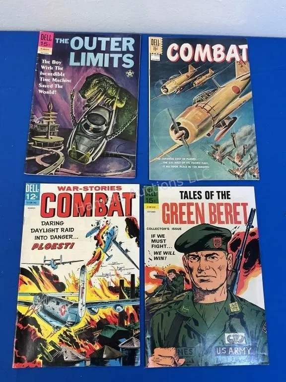 4 DELL Comics - Assorted