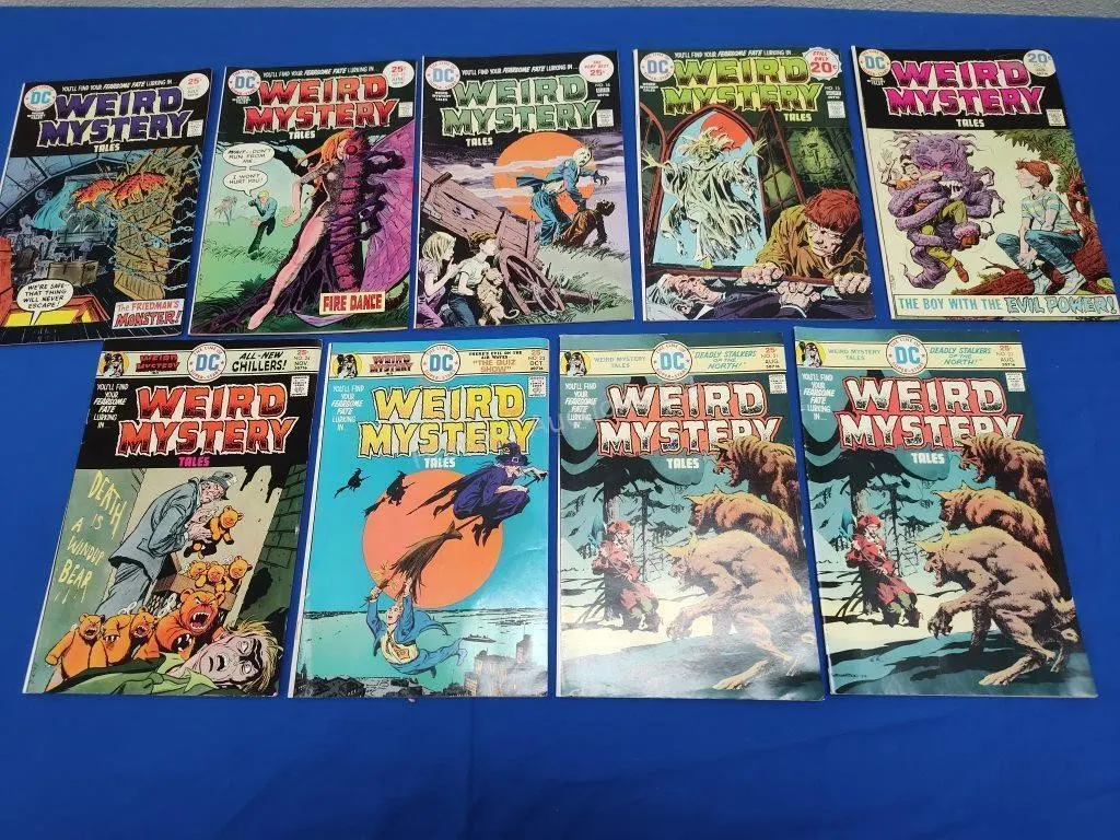 8 DC Weird Mystery Tales Comics