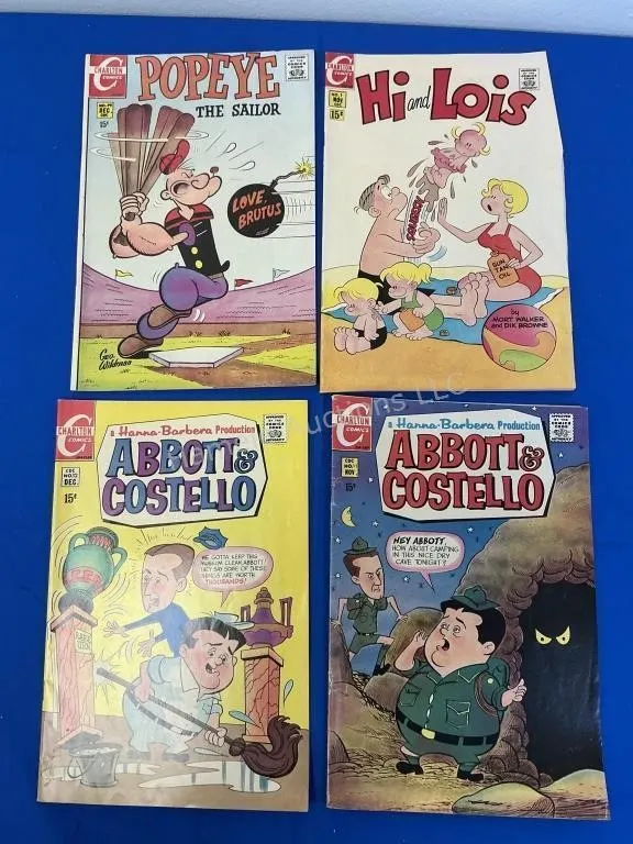 4 Charlton Comics - Assorted Characters