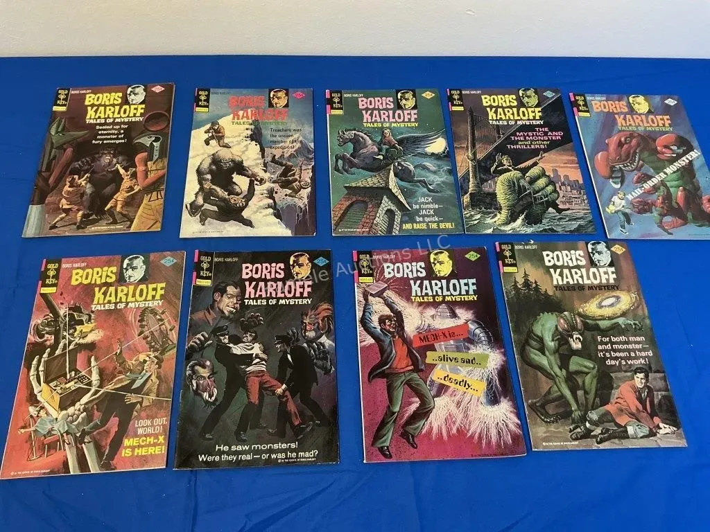 9 Gold Key Comics Boris Karloff - 1975-76