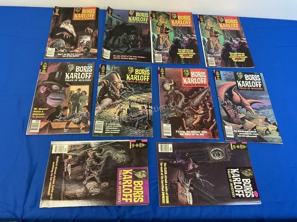 10 Gold Key Comics Boris Karloff - 1979 issues