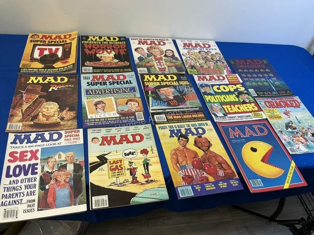 14 MAD Magazines - 1981-82 issues