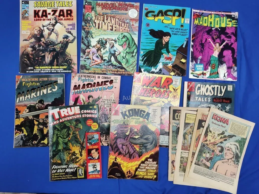10 Assorted Comics and other missing covers