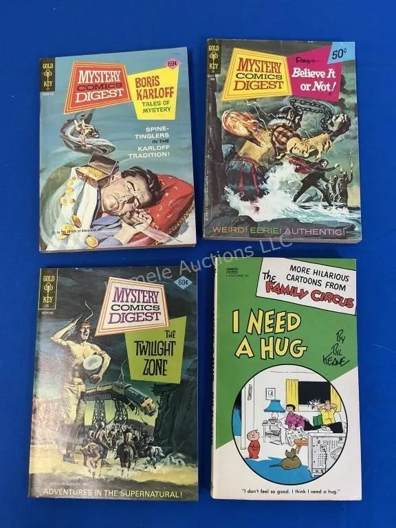 4 Books - Mystery Comics Digest & Other