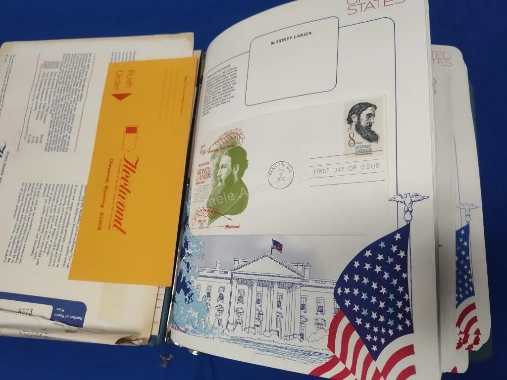 Album of First Day Cover Stamps