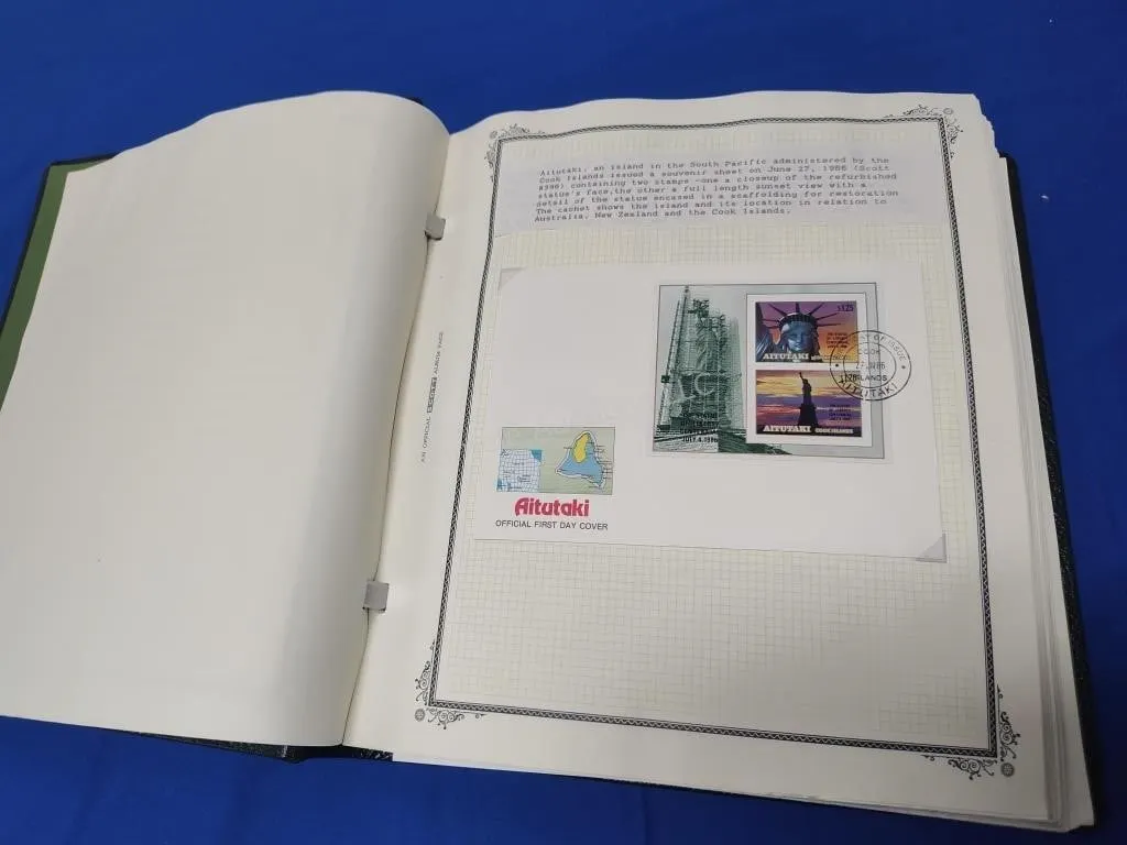 Stamp Album with First Day Covers