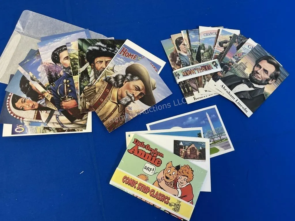 Assorted Postcards - Civil War, Western & Comic