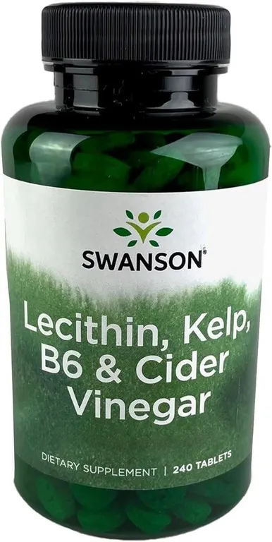 Swanson Lecithin Kelp B-6 Cider Vinegar 240ct