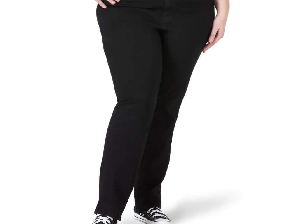 Lee Womens Plus Size Relaxed Straight Jeans 20L