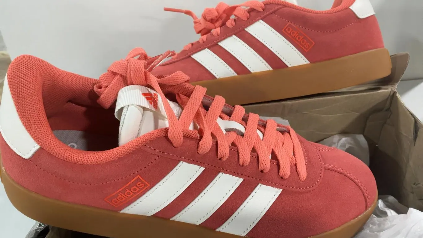 Adidas Suede Sneakers Coral Womens