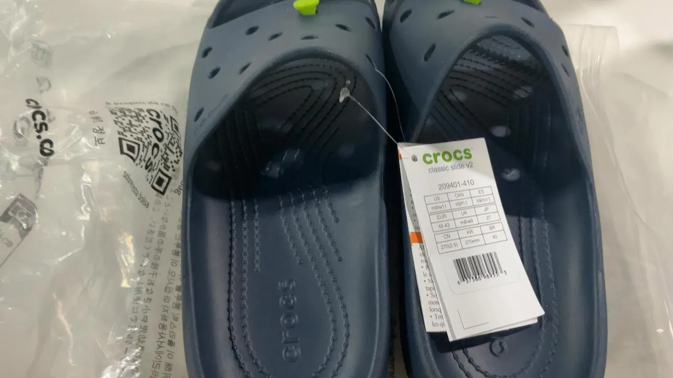 Crocs Classic Slide v2 Navy Blue Sandals