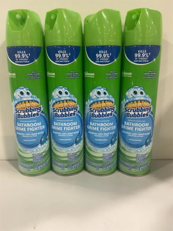 Scrubbing Bubbles Bathroom Grime Fighter 25oz 4pk